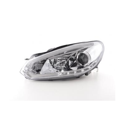 Faros Luz Diurna Con R87 Vw Golf 6 Bj. 08-12 Cromado Fk Automotive