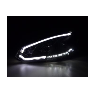 Faros Luz Diurna Con R87 Vw Golf 6 Bj. 08-12 Negro Fk Automotive
