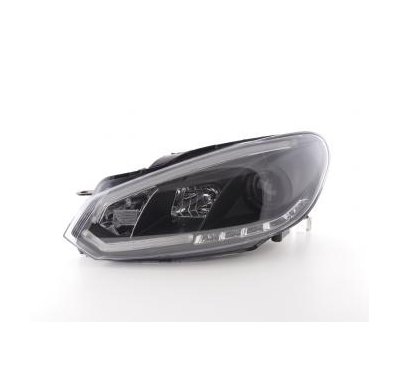 Faros Luz Diurna Con R87 Vw Golf 6 Bj. 08-12 Negro Fk Automotive