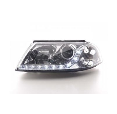 Faros Delanteros Luz Diurna Set Vw Passat Modelo 3bg  00-05 Cromado Fk Automotive
