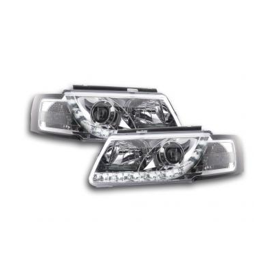 Faros Delanteros Luz Diurna Set Luz Diurna Vw Passat Modelo 3b  97-00 Cromado Fk Automotive