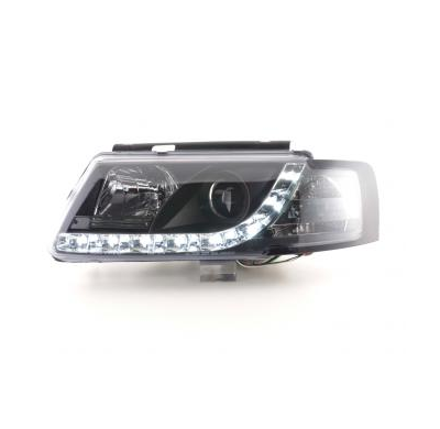Faros Delanteros Luz Diurna Set Luz Diurna Vw Passat Modelo 3b  97-00 Negro Fk Automotive