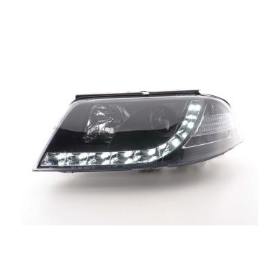 Faros Delanteros Luz Diurna Set Luz Diurna Vw Passat Modelo 3bg  00-05 Negro Fk Automotive