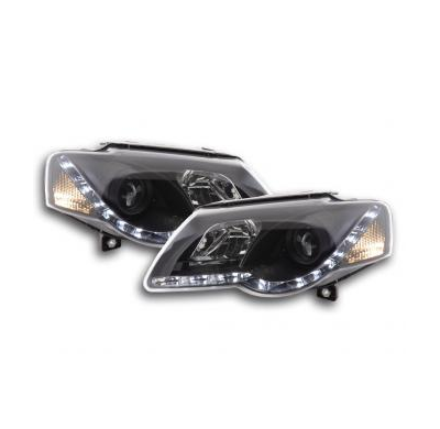 Faros Luz Diurna Con R87 Vw Passat B6 3c Bj. 05-10 Negro Fk Automotive