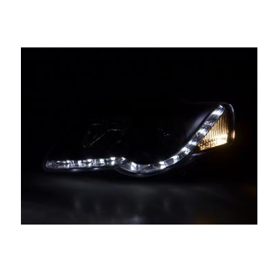 Faros Luz Diurna Con R87 Vw Passat B6 3c Bj. 05-10 Negro Fk Automotive