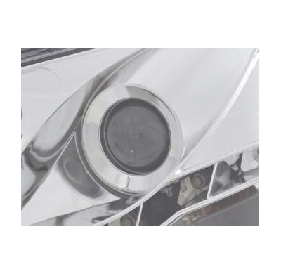 Faros Delanteros Luz Diurna Set Vw Polo Modelo 9n3  05-09, Cromado Fk Automotive