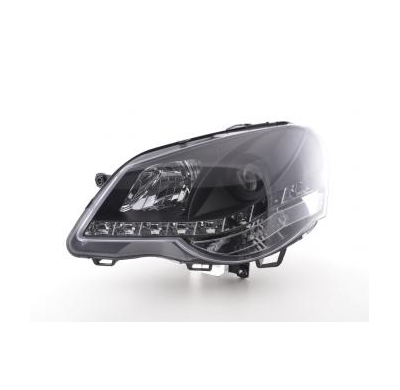 Faros Luz Diurna Con R87 Vw Polo 9n3 Bj. 05-09 Negro Fk Automotive
