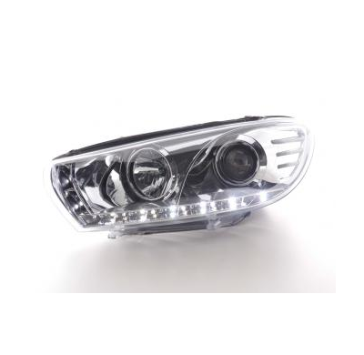 Faros Delanteros Luz Diurna Set Vw Scirocco 3 Modelo 13  08- Cromado Fk Automotive