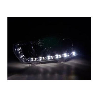 Faros Delanteros Luz Diurna Set Vw Scirocco 3 Modelo 13  08- Cromado Fk Automotive