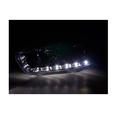 Faros Delanteros Luz Diurna Set Vw Scirocco 3 Modelo 13  08- Cromado Fk Automotive