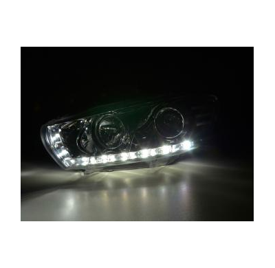 Faros Delanteros Luz Diurna Set Luz Diurna for Vw Scirocco 3 Modelo 13  08- Cromado Fk Automotive