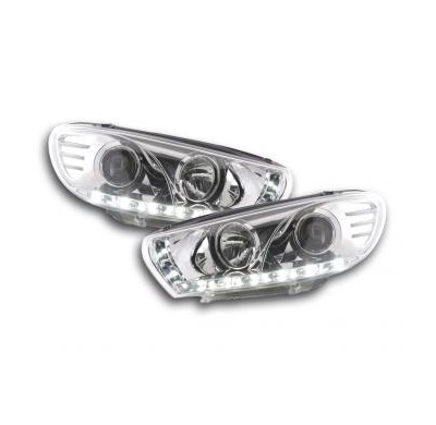 Faros Delanteros Luz Diurna Set Luz Diurna for Vw Scirocco 3 Modelo 13  08- Cromado Fk Automotive