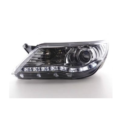 Faros Delanteros Luz Diurna Set Vw Tiguan, Cromado Fk Automotive