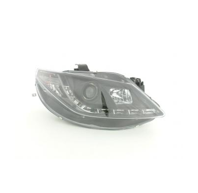 Faros Delanteros Luz Diurna Set Seat Ibiza Modelo 6j  08- Negro Fk Automotive