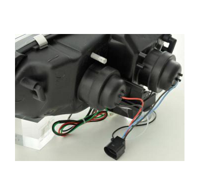Faros Delanteros Luz Diurna Set Luz Diurna Vw Golf 3  91-97 Negro Fk Automotive