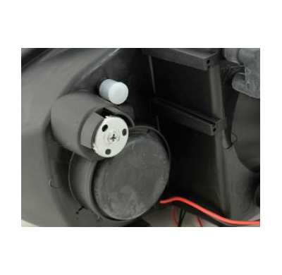 Faros Delanteros Set Angel Eyes Opel Corsa Modelo B  94-00 Negro Fk Automotive