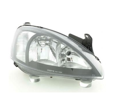 Faros Delanteros Set Angel Eyes Opel Corsa Modelo C  01-06 Negro Fk Automotive