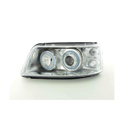 Faros Delanteros Angel Eyes Set  Vw Bus Modelo T5  03-09 Cromado Fk Automotive