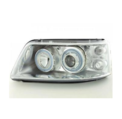 Faros Delanteros Angel Eyes Set  Vw Bus Modelo T5  03-09 Cromado Fk Automotive
