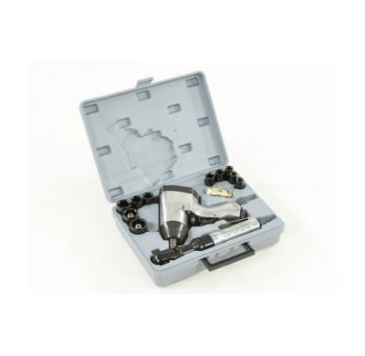 Pistola Impacto 17-Piezas 1/2 Zoll Schlagschrauber Ratsche U. Koffer