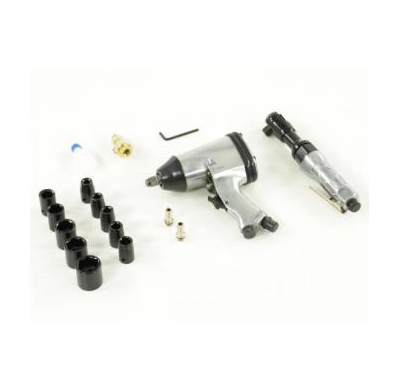 Pistola Impacto 17-Piezas 1/2 Zoll Schlagschrauber Ratsche U. Koffer