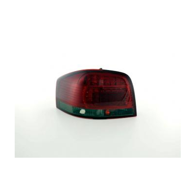 Kit De Pilotos Traseros Led Audi A3 Modelo 8p  03-07 Negro/Rojo Fk Automotive