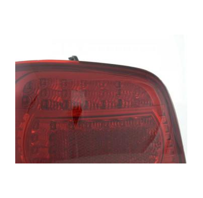 Kit De Pilotos Traseros Led Audi A3 Modelo 8p  03-07 Negro/Rojo Fk Automotive