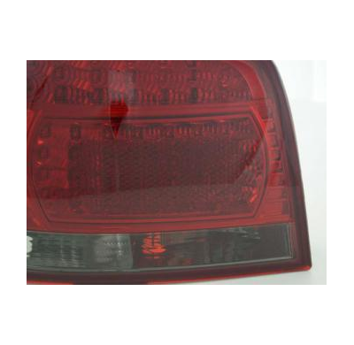Kit De Pilotos Traseros Led Audi A3 Modelo 8p  03-07 Negro/Rojo Fk Automotive