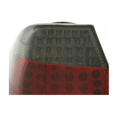 Kit De Pilotos Traseros Led Bmw Serie 3 Coupe Modelo E46  99-03 Negro/Rojo Fk Automotive