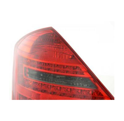 Kit De Pilotos Traseros Led Mercedes-Benz Clase S 221  05-09 Rojo/Negro Fk Automotive