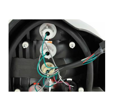 Kit De Pilotos Traseros Para Audi A3 Modelo 8l  96-02 Blanco Fk Automotive