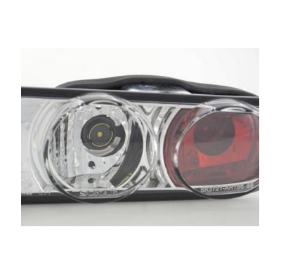 Kit De Pilotos Traseros Para Alfa Romeo 156 Modelo 932  98-02 Cromado Fk Automotive