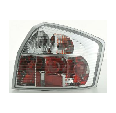 Kit De Pilotos Traseros Para Audi A4 Sedan Modelo 8e  01-04 Blanco Fk Automotive