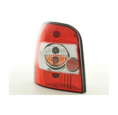 Kit De Pilotos Traseros Para Audi A4 Avant Modelo B5  95-00 Rojo Blanco Fk Automotive