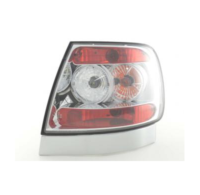 Kit De Pilotos Traseros Para Audi A4 Sedan Modelo B5  95-00 Cromado Fk Automotive