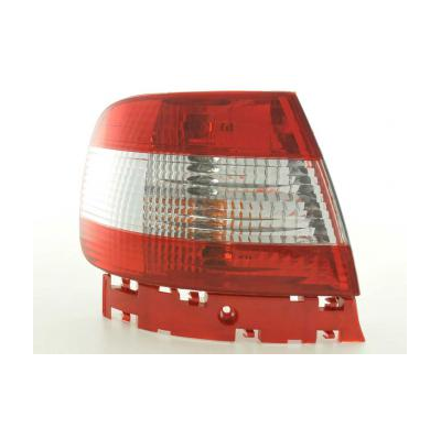 Kit De Pilotos Traseros Para Audi A4 Sedan Modelo B5  95-00 Rojo Blanco Fk Automotive