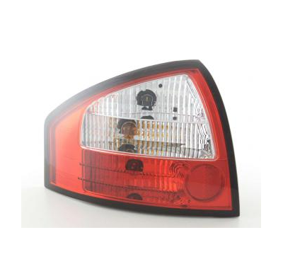 Kit De Pilotos Traseros Para Audi A6 Sedan Modelo 4b  97-03 Rojo Blanco Fk Automotive