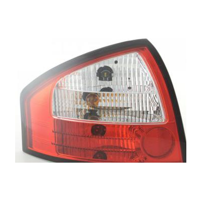 Kit De Pilotos Traseros Para Audi A6 Sedan Modelo 4b  97-03 Rojo Blanco Fk Automotive