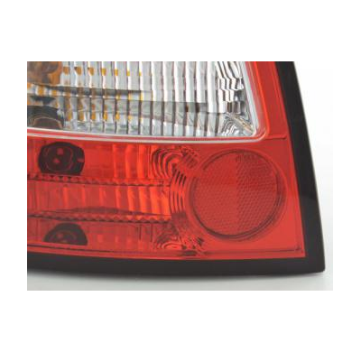 Kit De Pilotos Traseros Para Audi A6 Sedan Modelo 4b  97-03 Rojo Blanco Fk Automotive