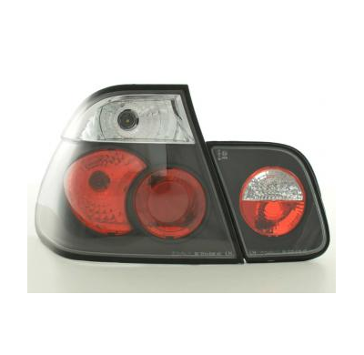 Kit De Pilotos Traseros Para Bmw Serie 3 Sedan Modelo E46  01-05 Negro Fk Automotive