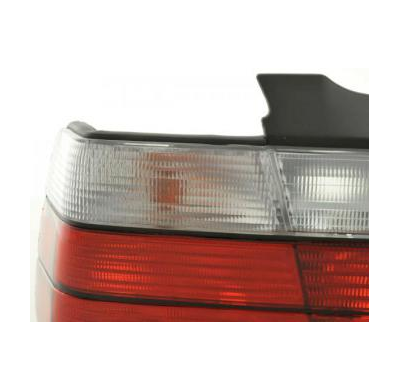 Kit De Pilotos Traseros Para Bmw Serie 3 Sedan Modelo E36  91-98 Rojo Blanco Fk Automotive