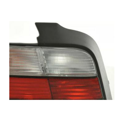 Kit De Pilotos Traseros Para Bmw Serie 3 Sedan Modelo E36  91-98 Rojo Blanco Fk Automotive