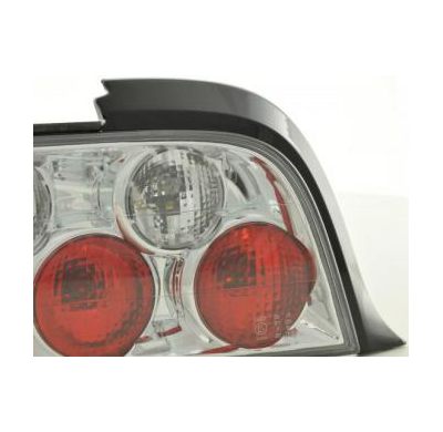 Kit De Pilotos Traseros Para Bmw Serie 3 Coupe Cabrio Modelo E36  91-00 Cromado Fk Automotive