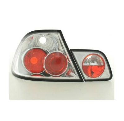 Kit De Pilotos Traseros Para Bmw Serie 3 Coupe Modelo E46  99-02 Cromado Fk Automotive