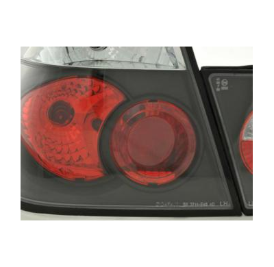 Kit De Pilotos Traseros Para Bmw Serie 3 Sedan Modelo E46  98-01 Negro Fk Automotive