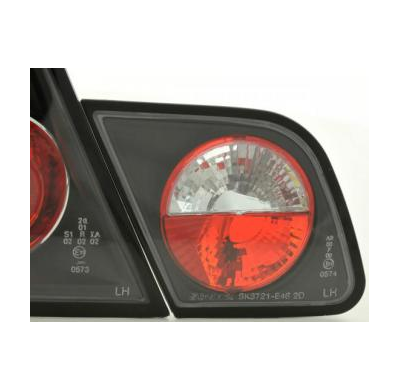 Kit De Pilotos Traseros Para Bmw Serie 3 Coupe Modelo E46  97-02 Negro Fk Automotive