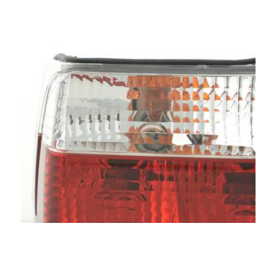 Kit De Pilotos Traseros Para Bmw Serie 3 Coupe Modelo E36  91-98 Rojo Blanco Fk Automotive