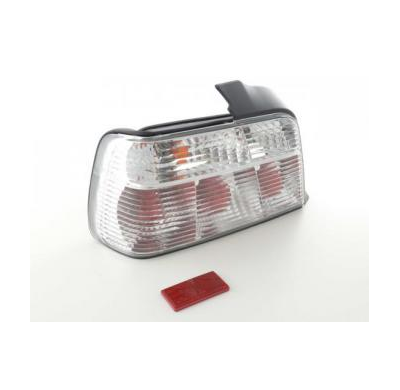 Kit De Pilotos Traseros Para Bmw Serie 3 Sedan Modelo E36  91-98 Blanco Fk Automotive