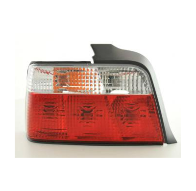 Kit De Pilotos Traseros Para Bmw Serie 3 Sedan Modelo E36  91-98 Rojo Blanco Fk Automotive