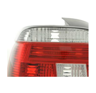 Kit De Pilotos Traseros Para Bmw Serie 5 Sedan Modelo E39  95-00 Rojo Blanco Fk Automotive